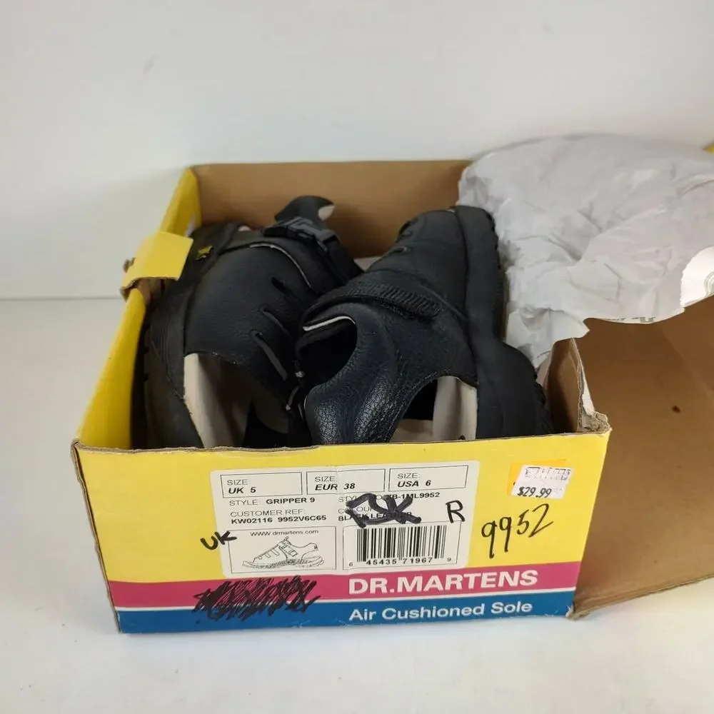 RARE VTG NEW Dr Martens Gripper 9 leather casual sandals mens 6 / womens 7 - Picture 9 of 9
